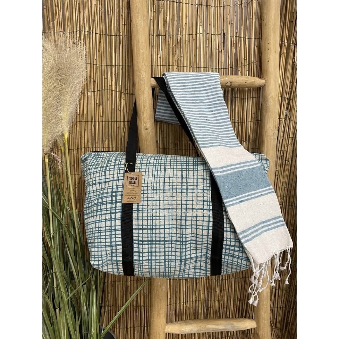 Torba plażowa z kocem ECO